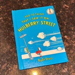 Dr. Seuss Mulberry Street Hardcover - Bright Blue & Yellow